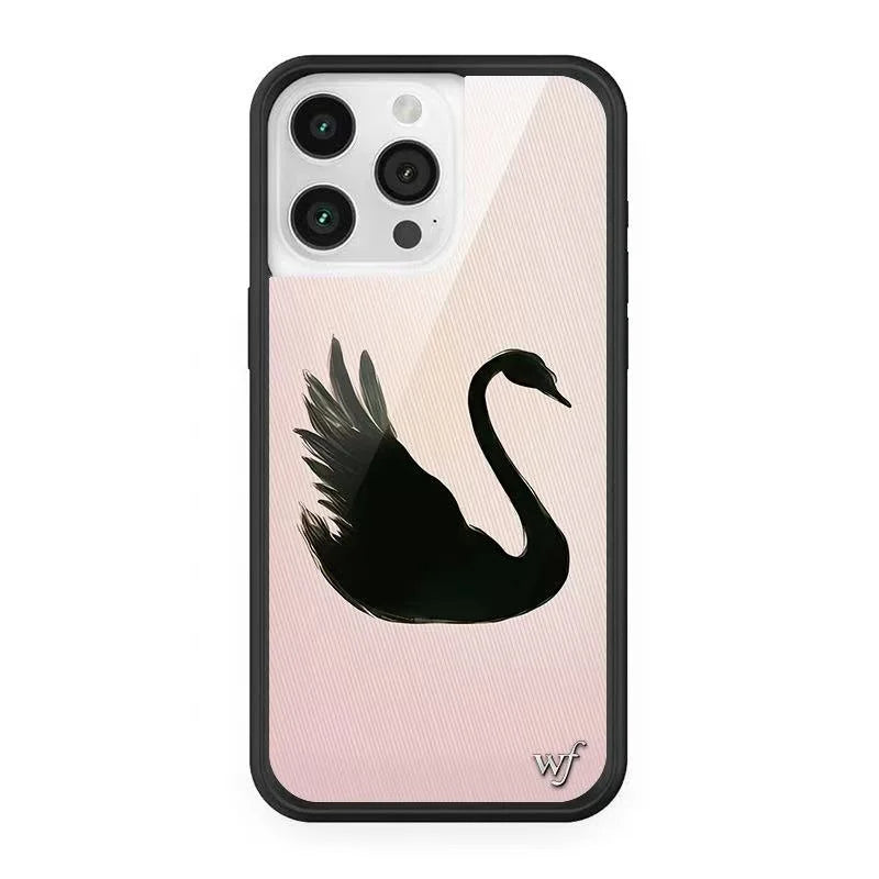 Wildflower Black Swan Phone Case for iPhone 12 13 14 15 16 Pro Max Plus 16pro 15pro WF 3D Fashion Ballet girls Cover Funda Wildflower Black Swan Phone Case for iPhone 12 13 14 15 16 Pro Max Plus 16pro 15pro WF 3D Fashion Ballet girls Cover Funda